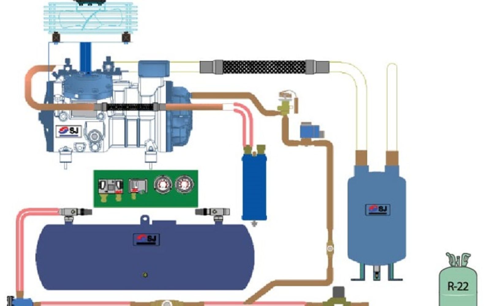 Nguyên lý hoạt động của hệ thống kho lạnh
