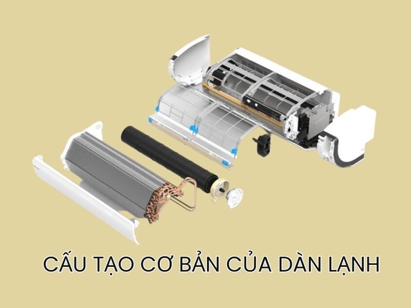 Cấu tạo cơ bản của dàn lạnh