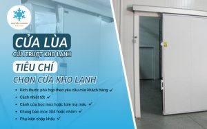 chọn cửa lùa kho lạnh
