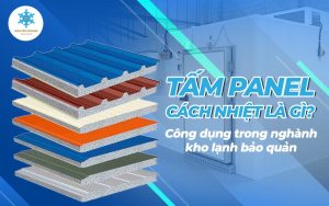 tấm panel cách nhiệt dùng trong kho lạnh 