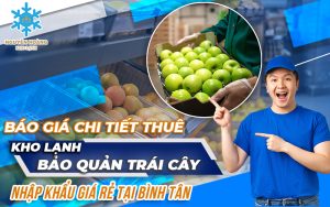 thuê kho lạnh bảo quản trái cây nhập khẩu giá rẻ